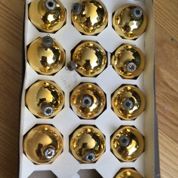 Vintage Gold Ornaments - Picture 1 of 4